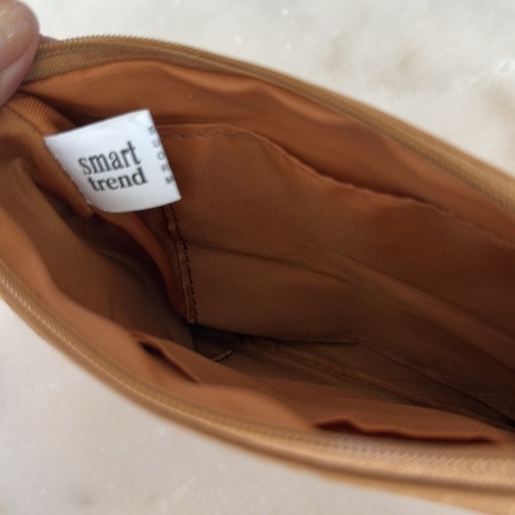 Smart Trend Brown and Tan Crossbody and Clutch Set of 2 Bags Faux Leather NWOT - Picture 7 of 13